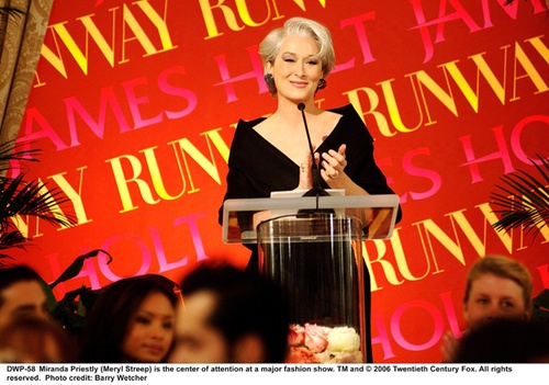 meryl streep au centre d un show de mode