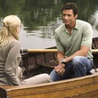 scarlett johansson hugh jackman en bateau