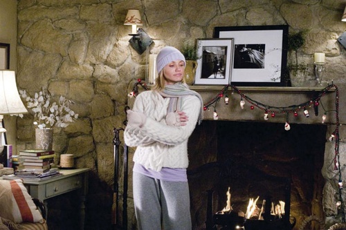 cameron diaz habill  e chaudement