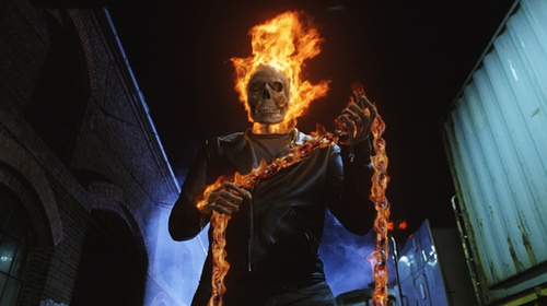 ghost rider chaine enflamm e