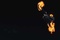 ghost rider en plein saut