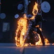 le ghost rider a moto