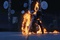 le ghost rider a moto