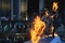 le ghost rider sur un pont
