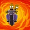 Homer et Bart à moto - Les Simpson - le film 