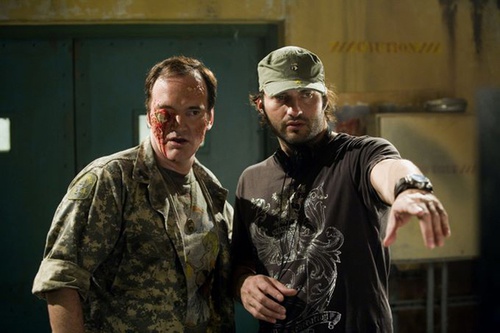 quentin tarantino   coutant son ami robert rodriguez