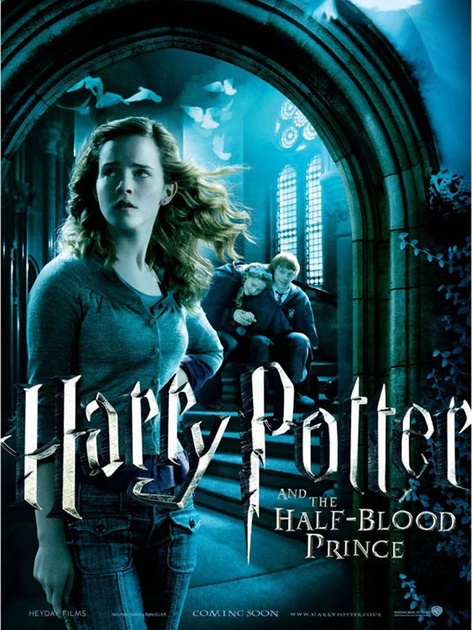 affiche du film harry potter et le prince de sang m  l   hermione lavande et ron
