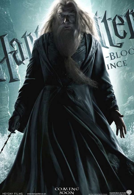 affiche harry potter et le prince de sang m  l   dumbledor