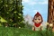 rouge dans les bois