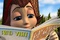 rouge en pleine lecture