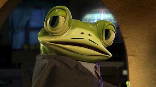 une grenouille