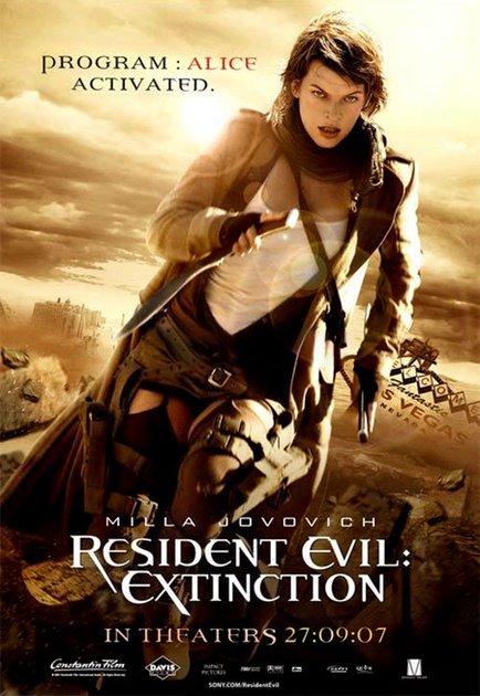 Affiche du film Resident Evil Extinction
