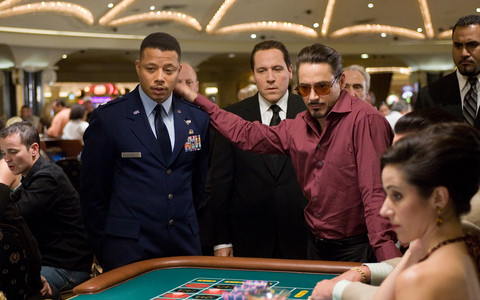 robert downey jr tony stark poker - Iron Man