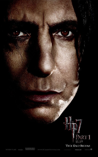 affiche promotionnelle harry potter alan rickman