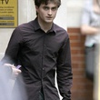 daniel radcliff sur le tournage du film harry potter et les reliques de la mort part 1