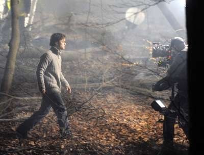 photo de tournage de daniel radcliff
