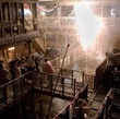 en plein tournage de batman - Batman Begins