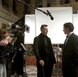 liam neson christian bale en plein tournage - Batman Begins