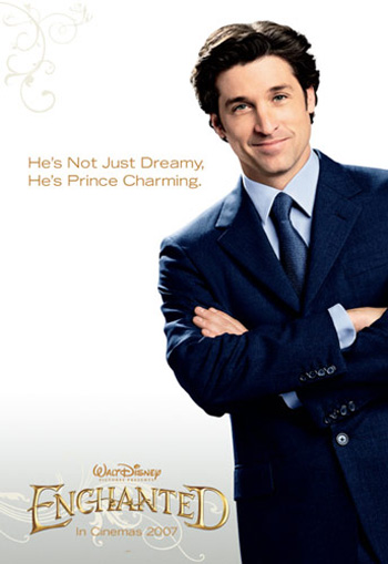 enchanted patrick dempsey poster
