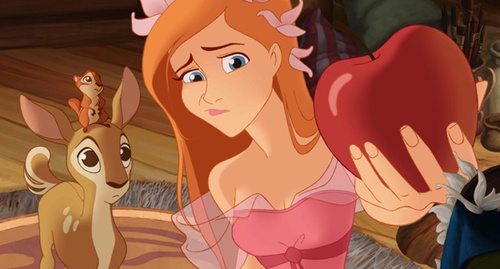 giselle et la pomme