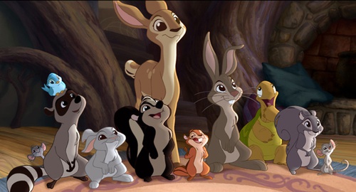 lapin et raton laveur