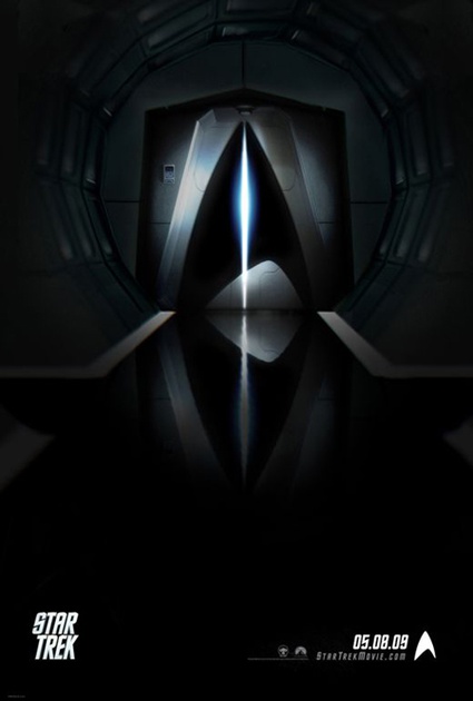 affiche du film star trek porte du vaisseau