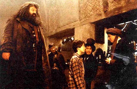 robbie coltrane daniel radcliffe et ian hart