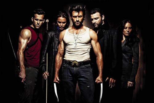 taylor kitsch ryan reynolds hugh jackman liev schreiber et lynn collins - X-Men Origins : Wolverine