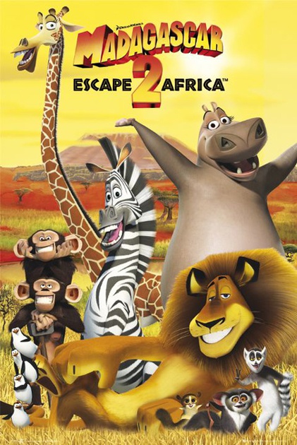 madagascar 2 poster teaser usa