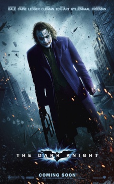 Affiche du film The Dark Knight, Le Chevalier Noir