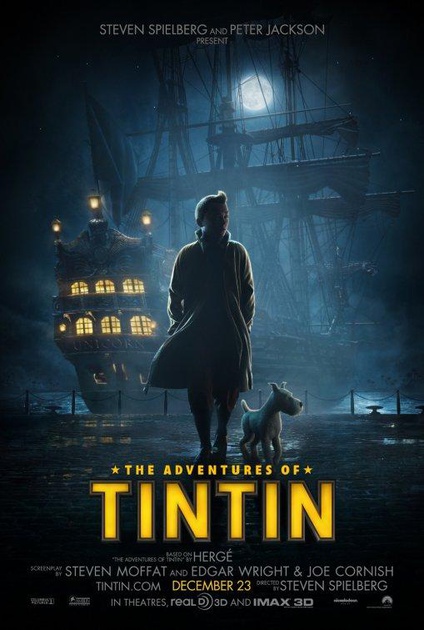 Affiche du film Les Aventures de Tintin : Le secret de la Licorne