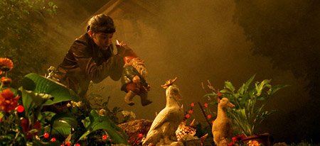 audrey tautou vole un nain de jardin