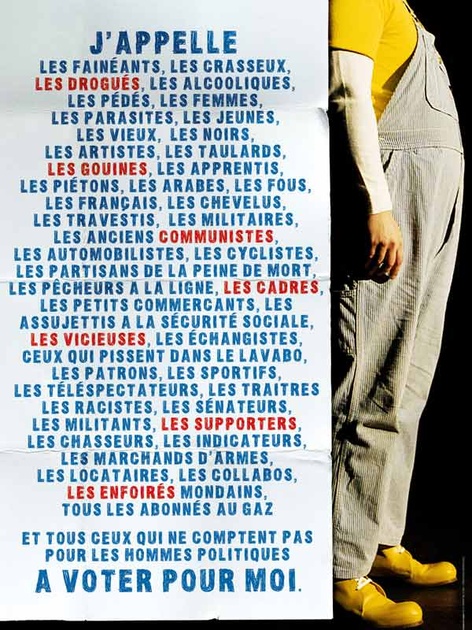 coluche affiche - Coluche (C'est l'histoire d'un mec)