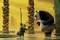 Maitre singe et Po, le panda