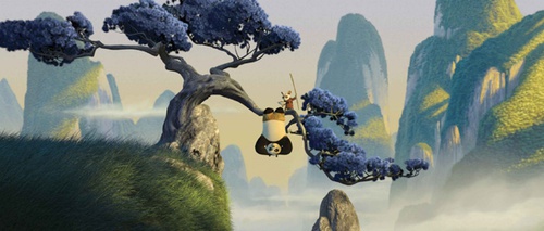 Po, le Panda à l'entrainement