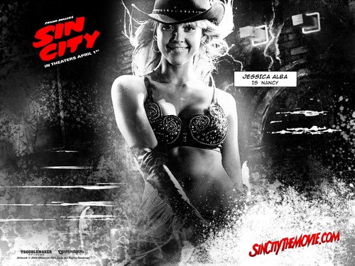 affiche du film sin city jessica alba