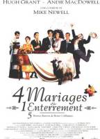 Affiche du film 4 mariages et un enterrement