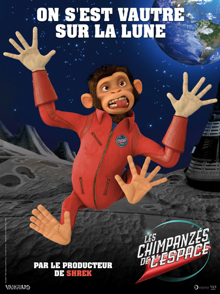 les chimpanzes de l espace affiche - Les Chimpanzés de l'espace