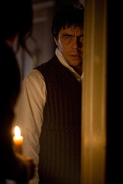 benicio del toro dans le film wolfman