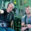 le réalisateur james cameron et sam worthington