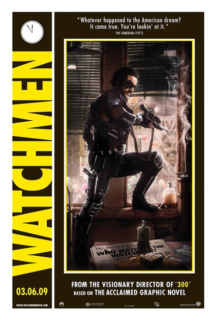 affiche amearicaine noire 1 - Watchmen : les gardiens
