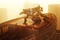 un robot sur un toit