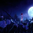 s  l  nia face a la lune