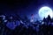 s  l  nia face a la lune