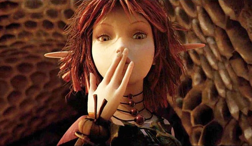 selenia envoyant un baiser a arthur