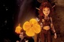 selenia tenant une fleur
