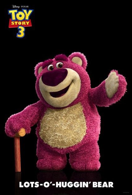 Toy Story 3 nouvelle affiche avec ours rose
