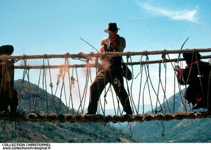 indiana jones en pleine action