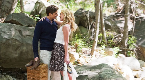 gerard butler et katherine heigl en foret