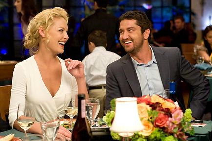 katherine heigl gerard butler au restaurant